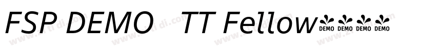 FSP DEMO   TT Fellow字体转换